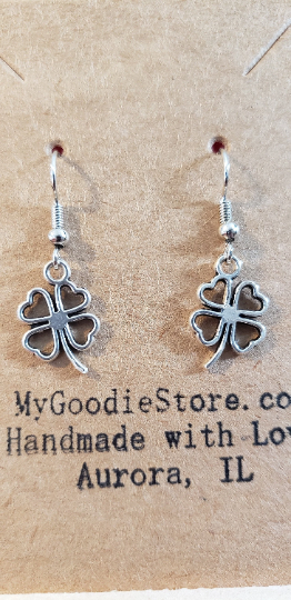 Tiny Shamrock Earrings