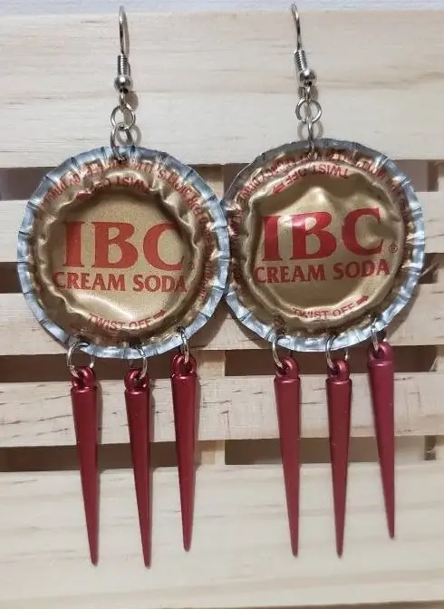 ibc cream soda earrings