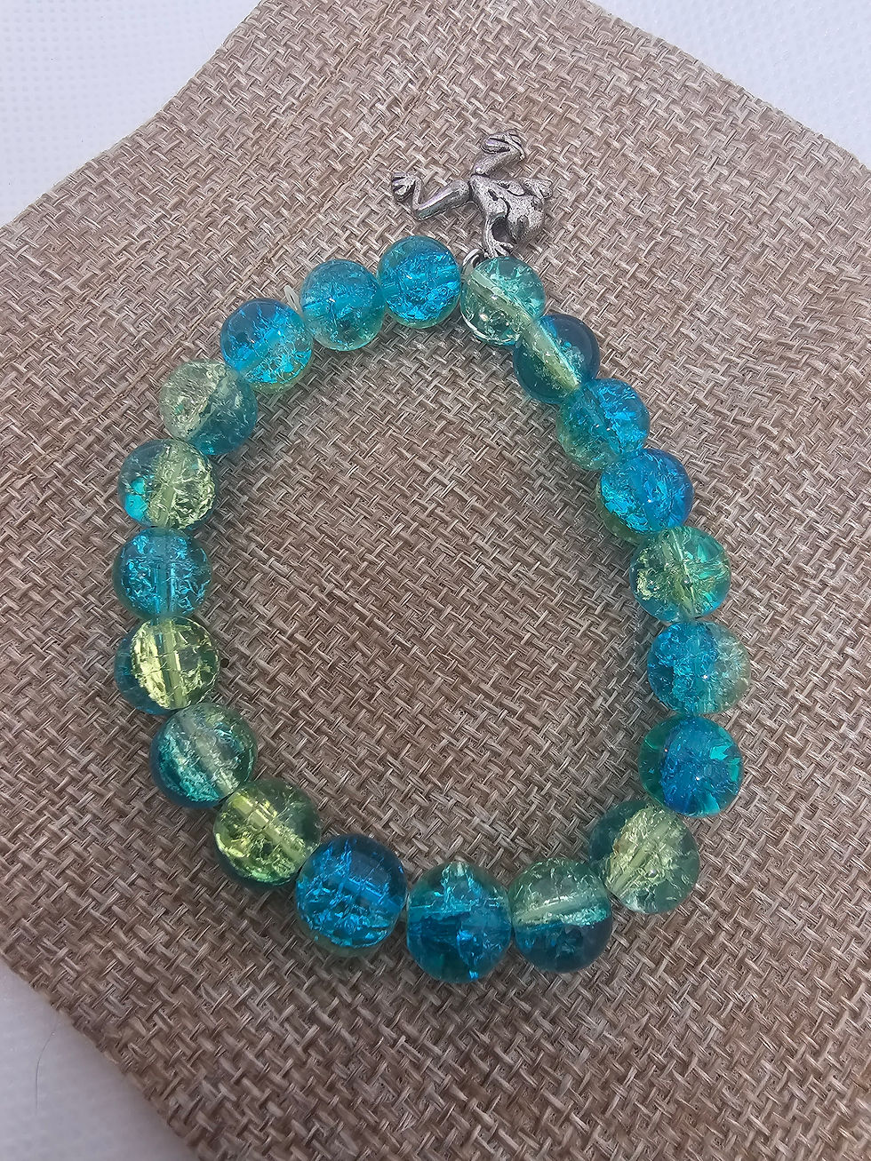 view on brown background