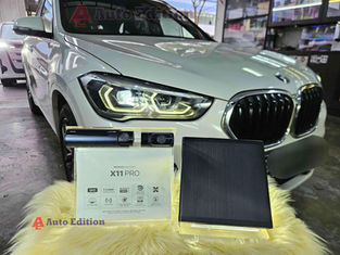 BMW X1 Car Dash Camera - IROAD X11 Pro front & rear + Parking motion - IROAD Power Pack Max 8 installed Singapore | Auto Edition