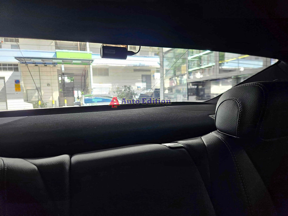 Mercedes E300 Car Dash Camera - IROAD X11 Pro front & rear installed Singapore | Auto Edition
