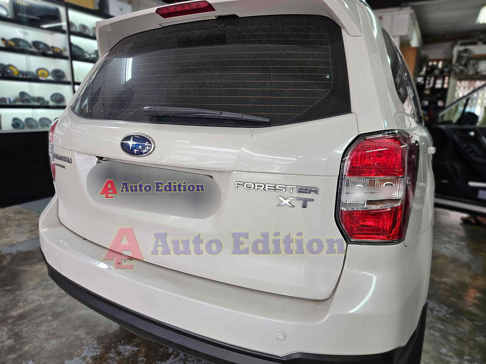 Subaru Forester Car Dash Camera - IROAD FX2 Pro front & rear + Parking motion - IROAD Power Pack Max 8 installed Singapore | Auto Edition
