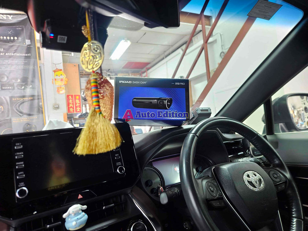 Toyota Harrier Turbo Car Dash Camera - IROAD X10 Pro front & rear + Parking motion - IROAD Power Pack Max 8 installed Singapore | Auto Edition