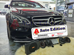 Mercedes E250 W212 upgraded - Dynaudio & Rebec Car Audio Speaker, DSP Amplifier, Active Subwoofer