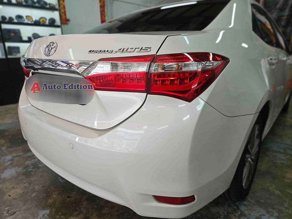 Toyota Corolla Altis - Car Dash Camera - IROAD FX2 Pro front & rear installed Singapore | Auto Edition