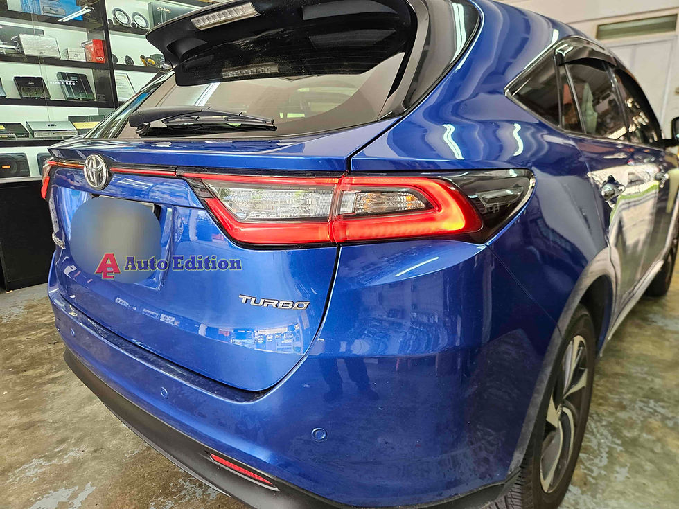 Toyota Harrier Turbo Car Dash Camera - IROAD FX2 Pro front & rear + Parking motion - IROAD Power Pack Max 8 installed Singapore | Auto Edition