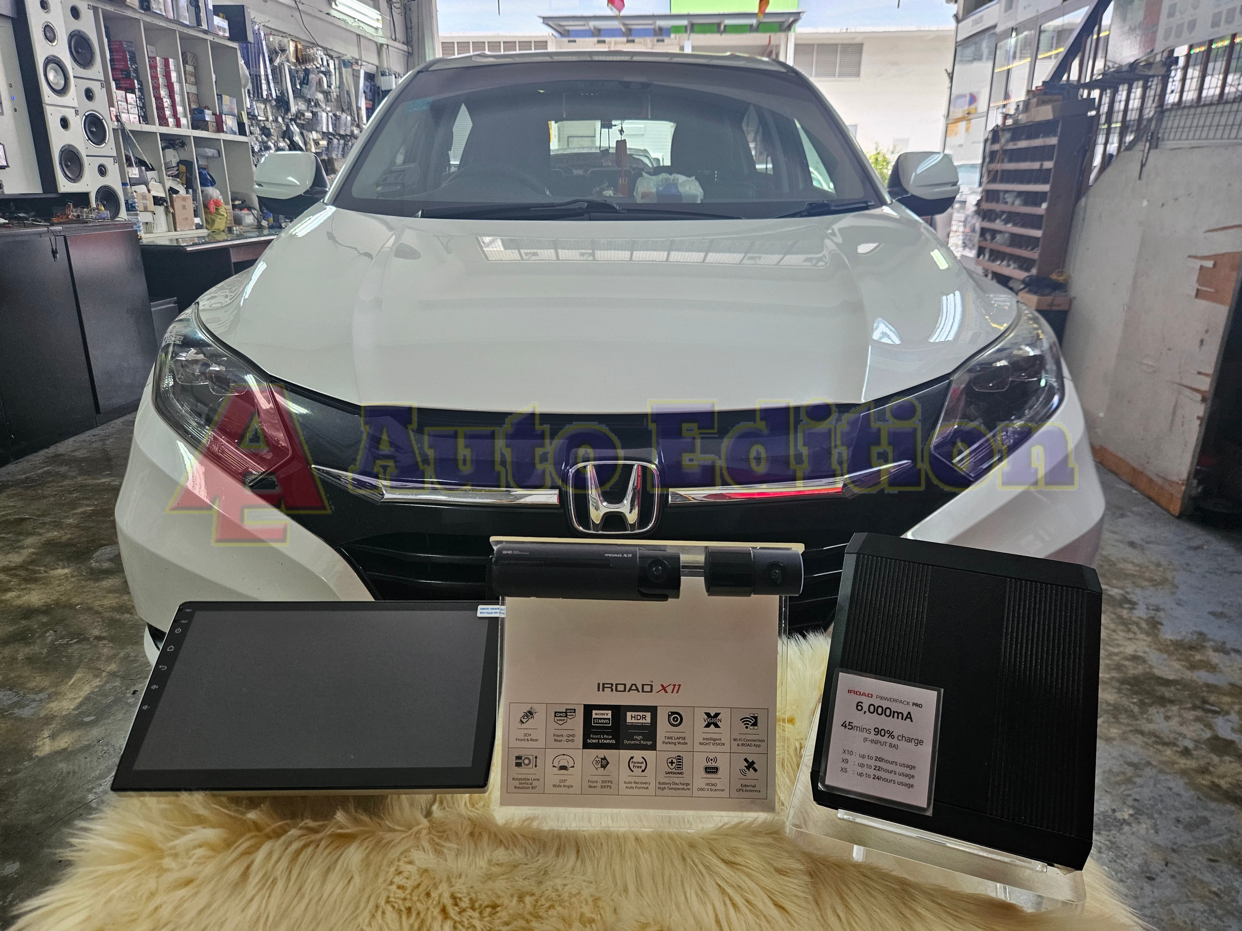 Honda Vezel Car Dash Camera IROAD X11 + IROAD Power Pack + Car