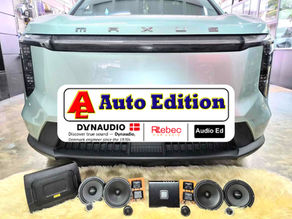 Maxus Mifa 7 EV Car Audio upgrade – Dynaudio and Rebec Car Speakers, DSP Amplifier and Subwoofer | Plug & Play Audio upgrade with Auto Edition Singapore