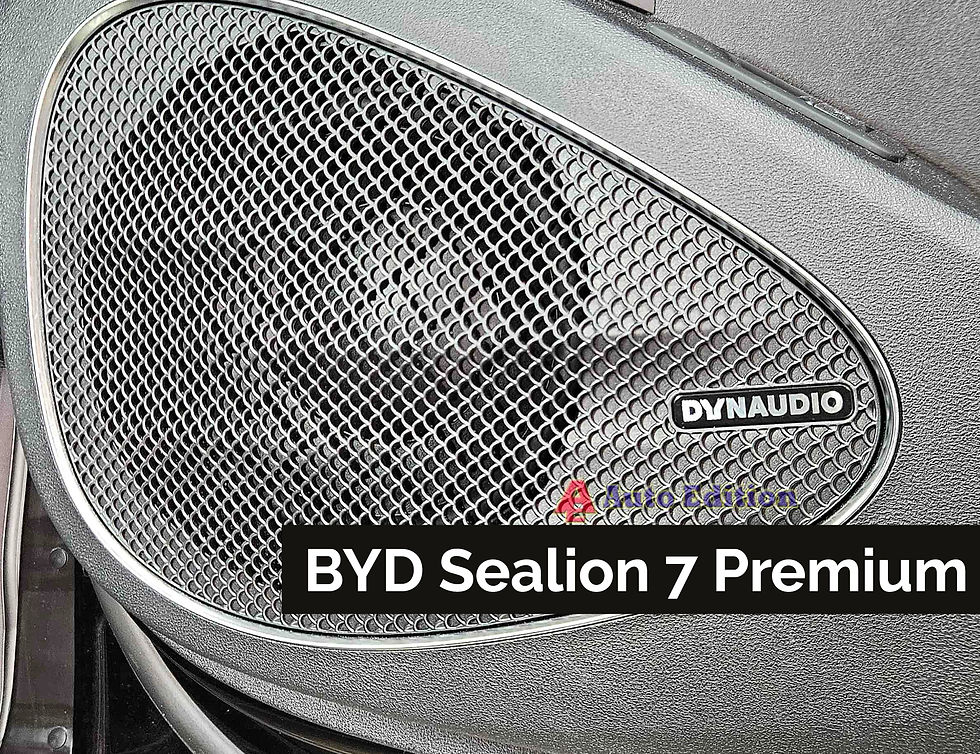BYD Sealion 7 Dynaudio door tweeter logo Singapore