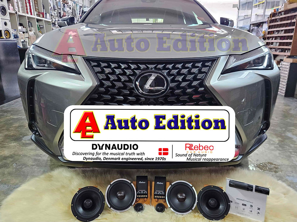 Lexus UX200 Car speakers front + rear Singapore + IROAD Dash Camera FX2 Pro - Rebec Car Audio workshop Singapore