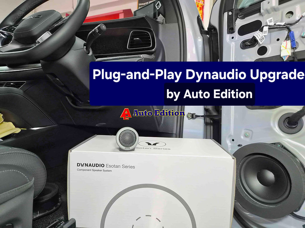 BYD Sealion 7 Car Audio upgrade – Dynaudio Car Speakers, Rebec DSP Amplifier and Subwoofer | Plug & Play Audio upgrade with Auto Edition Singapore