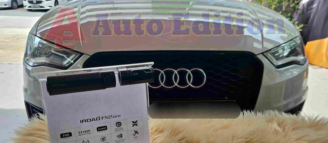 Audi A3 Car Dash Camera - IROAD FX2 Pro front & rear installed Singapore | Auto Edition