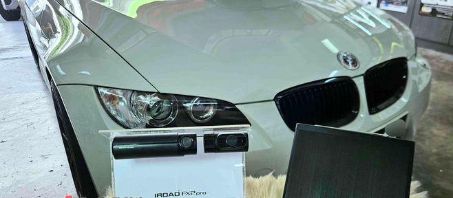 BMW M3 Car Dash Camera - IROAD FX2 Pro front & rear + Parking motion - IROAD Power Pack Max 8 installed Singapore | Auto Edition