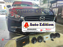 Mazda 3 Car Speakers Dynaudio & Rebec Car Audio, DSP Amplifier and Subwoofer upgraded | with Auto Edition Singapore