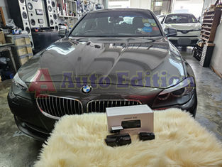 BMW 520i Car Dash Camera - IROAD X6 front & rear installed Singapore | Auto Edition