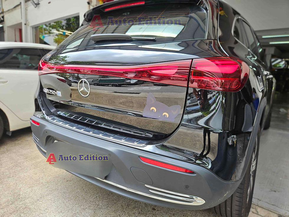 Mercedes EQA250+ - Car Dash Camera - IROAD FX2 Pro front & rear installed Singapore | Auto Edition