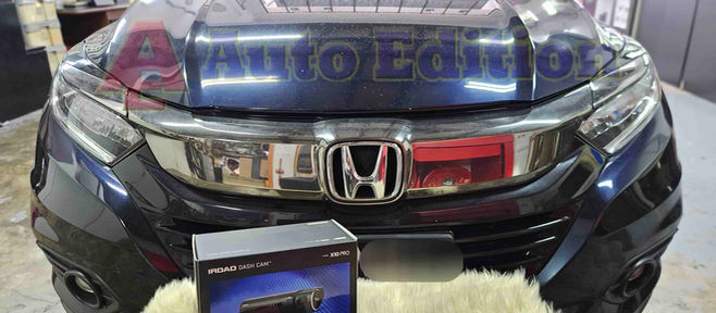 Honda Vezel Car Dash Camera - IROAD X10 Pro front & rear installed Singapore | Auto Edition