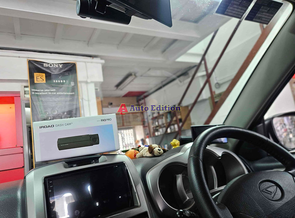 Toyota Rush - Car Dash Camera - IROAD FX2 Pro front & rear installed Singapore | Auto Edition