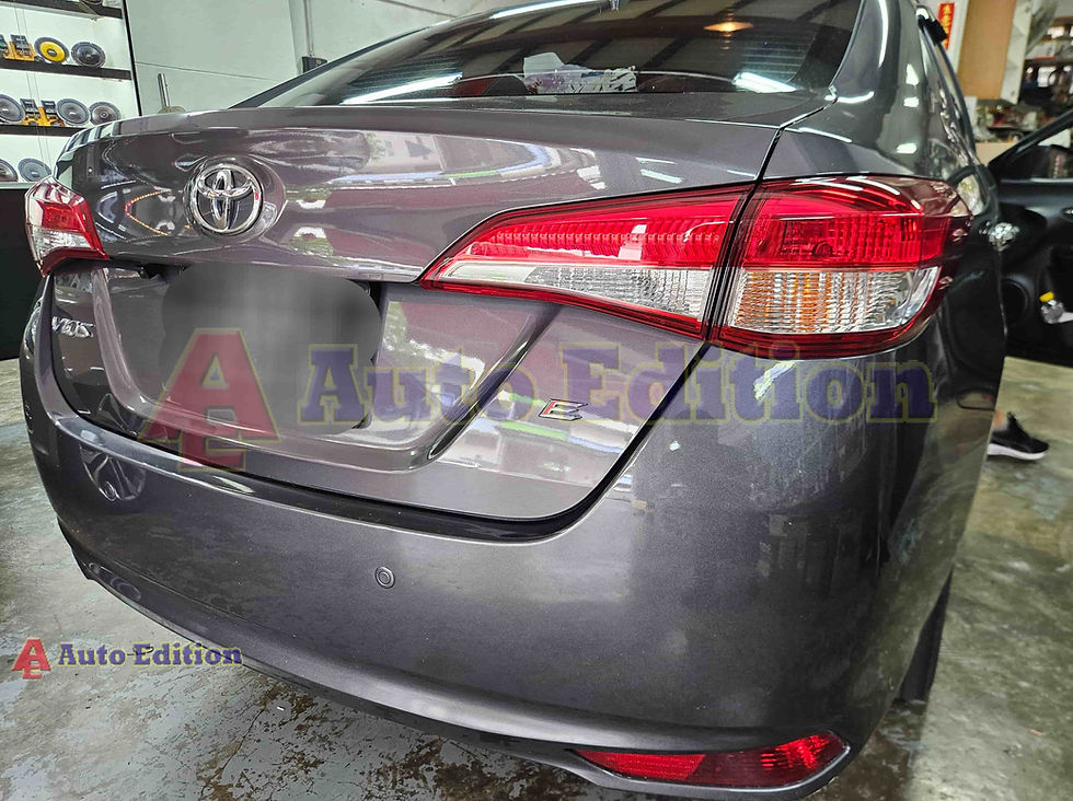 Toyota Vios Car Dash Camera - IROAD X6 front & rear installed Singapore | Auto Edition