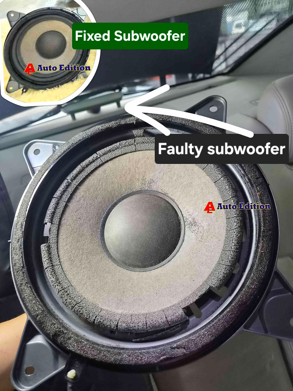 Aion ES EV Car Audio upgrade – Rebec Car Speakers, DSP Amplifier and Spare Tyre Subwoofer | Plug & Play Audio upgrade with Auto Edition Singapore