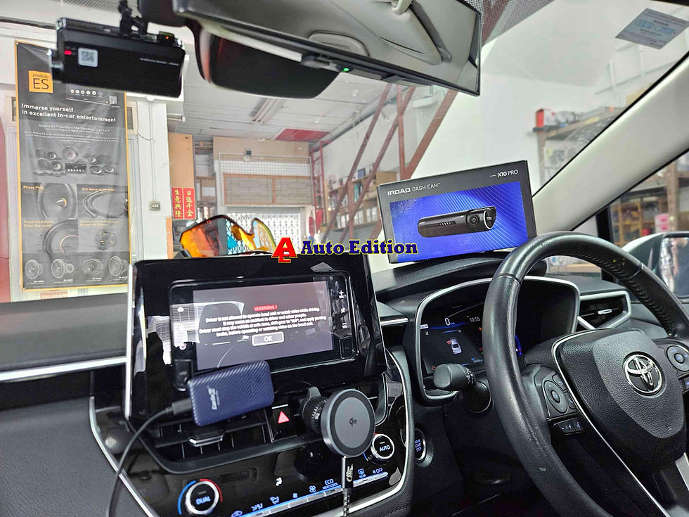 Honda Shuttle Car Dash Camera - IROAD X10 Pro front & rear installed Singapore | Auto Edition
