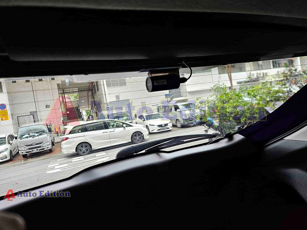 Toyota Yaris Cross Car Dash Camera - IROAD FX2 Pro front & rear + Parking motion - IROAD Power Pack Pro installed Singapore | Auto Edition