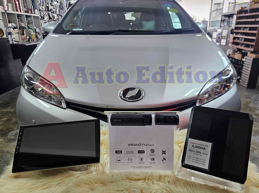 Toyota Wish Car Dash Camera IROAD FX2 Pro front & rear + + Parking
