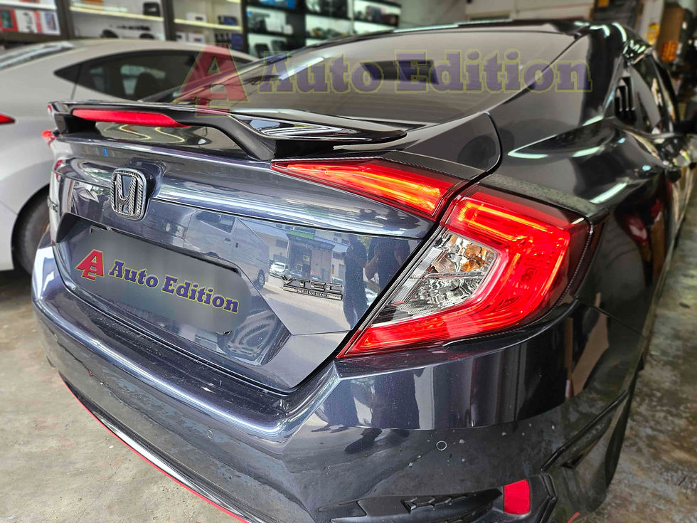 Honda Civic Turbo - Car Dash Camera - IROAD FX2 Pro front & rear installed Singapore | Auto Edition