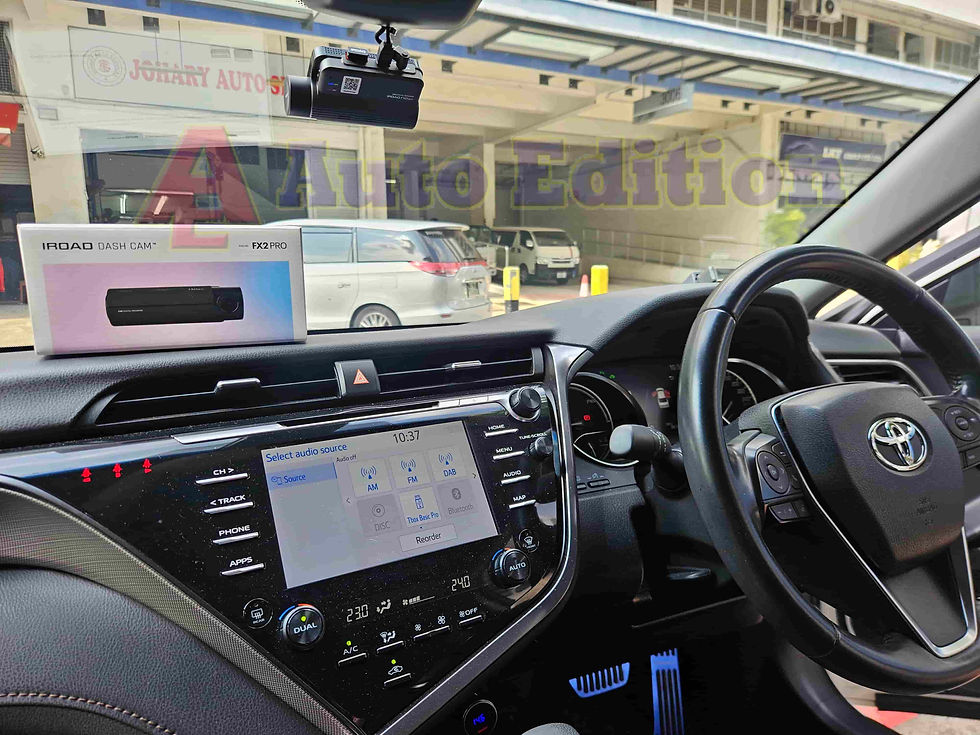 BMW 730Li installed Car Dash Camera- IROAD FX2 Pro front & rear | IROAD Pro 6 12 Power Pack Car Parking Battery Singapore | Singapore | Auto Edition Car Dash Camera Singapore