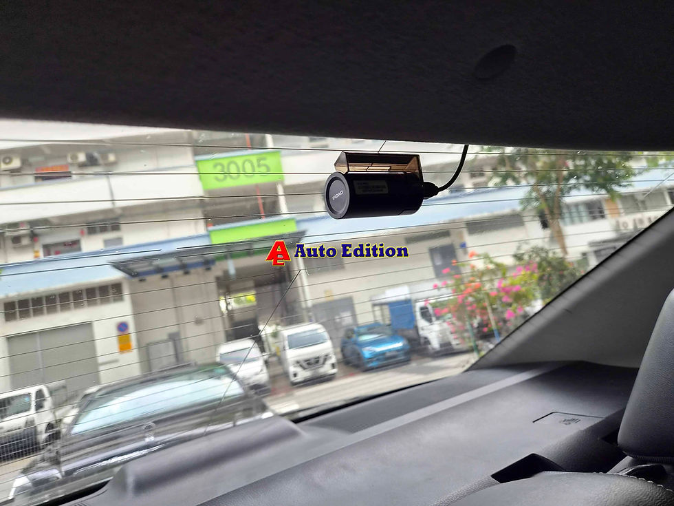 Toyota Corolla Altis - Car Dash Camera - IROAD FX2 Pro front & rear installed Singapore | Auto Edition