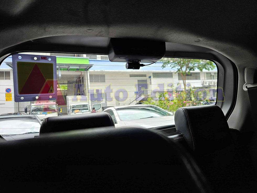 Toyota Sienta installed Car Dash Camera- IROAD X6 front & rear | Singapore | Auto Edition | Car Dash Camera Singapore