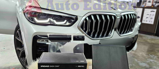 BMW X6 Car Dash Camera - IROAD X10 Pro front & rear + Parking motion - IROAD Power Pack Max 8 installed Singapore | Auto Edition