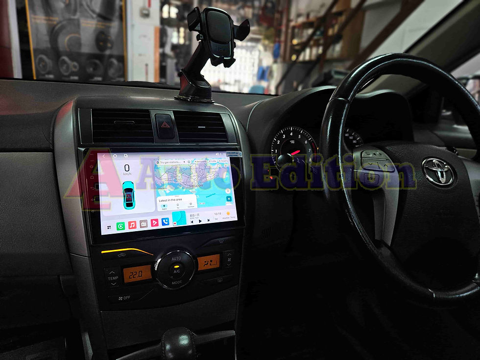 Toyota Altis Car Android Radio Player upgraded - with Auto Edition | Singapore