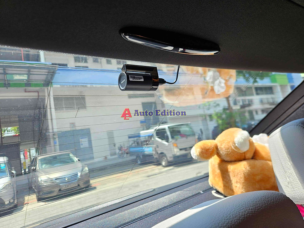 Mercedes E200 W212 - Car Dash Camera - IROAD FX2 Pro front & rear installed Singapore | Auto Edition