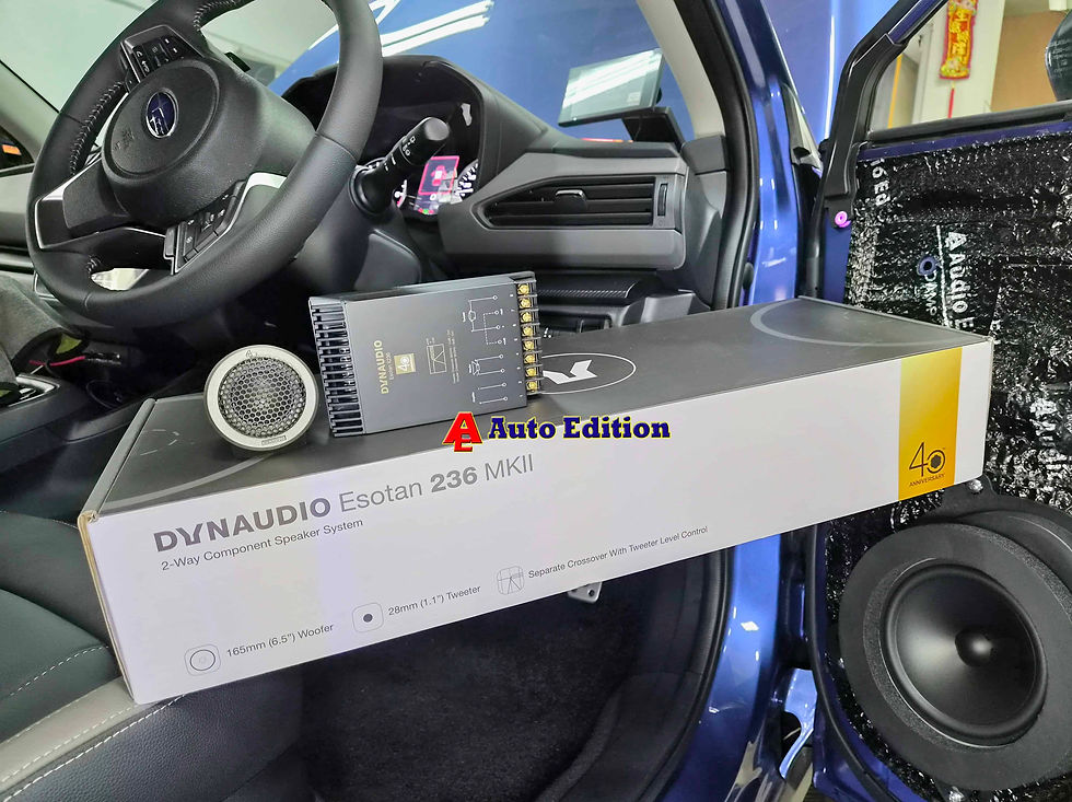 BYD M6 Car Audio upgrade – Dynaudio Car Speakers, DSP, Amplifier, Subwoofer and Door Soundproof | Plug & Play Audio upgrade with Auto Edition Singapore