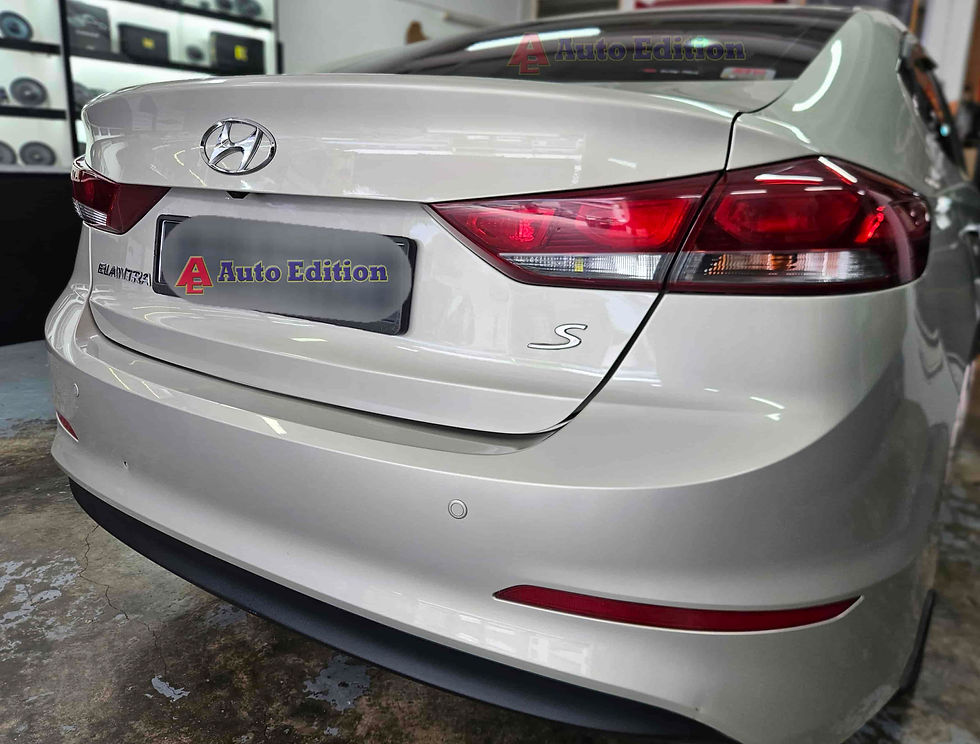 Hyundai Elantra Car Dash Camera - IROAD FX2 Pro front & rear + Parking motion - IROAD Power Pack Max 8 installed Singapore | Auto Edition