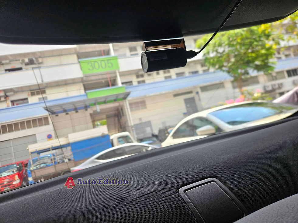 Mercedes CLA250 - Car Dash Camera - IROAD FX2 Pro front & rear installed Singapore | Auto Edition