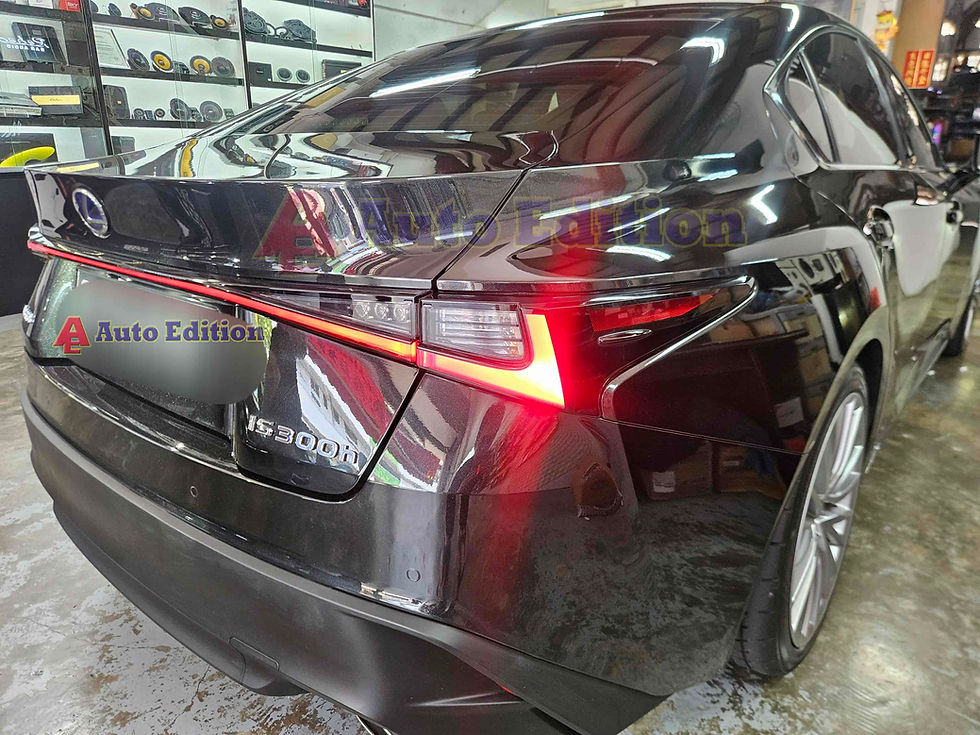 Lexus IS300H Car Dash Camera - IROAD FX2 Pro front & rear + Parking motion - IROAD Power Pack Max 8 installed Singapore | Auto Edition