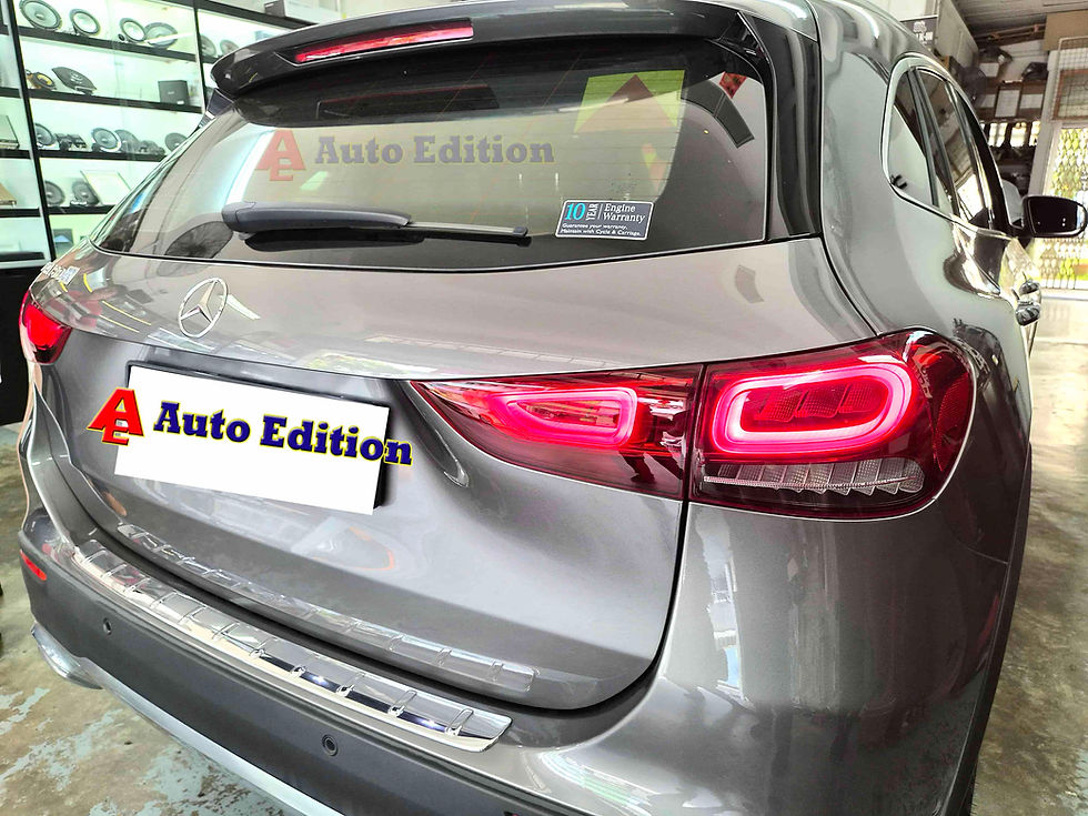 Mercedes GLA180 - Car Dash Camera - IROAD FX2 Pro front & rear installed Singapore | Auto Edition