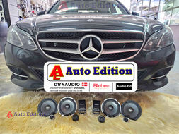 Mercedes E200 - Car Speakers upgraded to Rebec Car Audio | Plug & Play Audio upgrade with Auto Edition Singapore