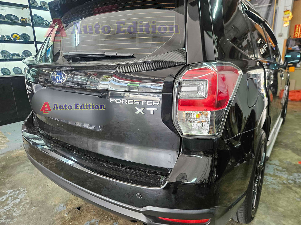 Subaru Forester XT - Car Dash Camera - IROAD FX2 Pro front & rear installed Singapore | Auto Edition