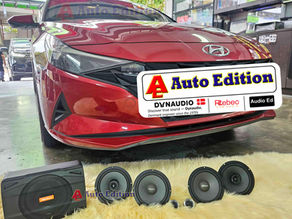 Hyundai Avante Car Audio upgrade – Rebec Car Speakers and Subwoofer | Audio upgrade with Auto Edition Singapore