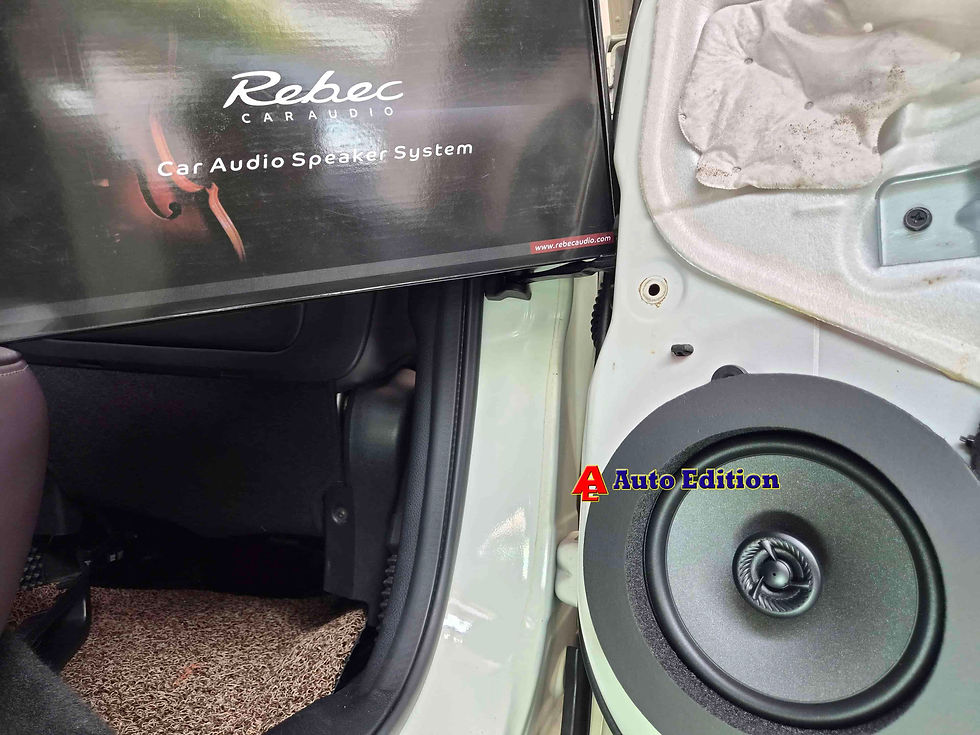 Nissan Qashqai - Car Speakers upgraded to Rebec Car Audio | Plug & Play Audio upgrade with Auto Edition Singapore