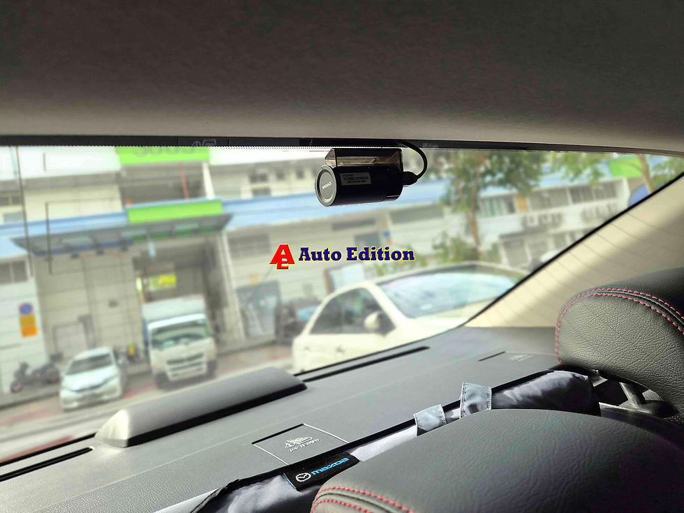 Mazda 3 - Car Dash Camera - IROAD FX2 Pro front & rear installed Singapore | Auto Edition
