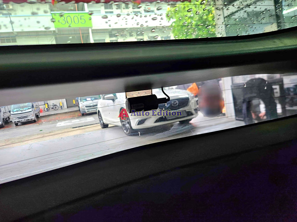 Toyota Prius Car Dash Camera - IROAD X6 front & rear installed Singapore | Auto Edition