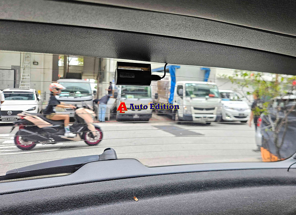 Volkswagen Scirocco - Car Dash Camera - IROAD FX2 Pro front & rear installed Singapore | Auto Edition