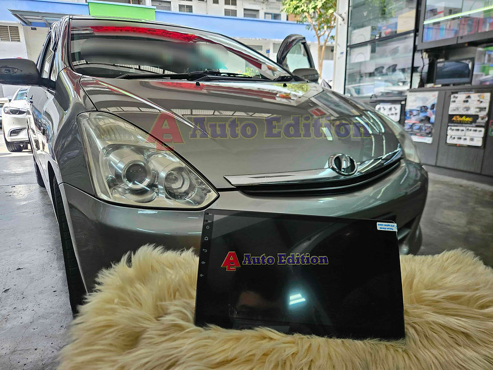 Toyota Wish Car Android Radio Player upgraded - with Auto Edition | Singapore