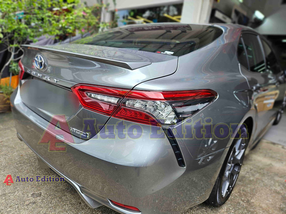 Toyota Camry Car Dash Camera - IROAD FX2 Pro front & rear installed Singapore | Auto Edition