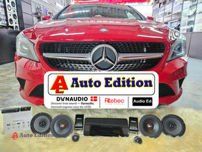 Mercedes CLA180 Car Audio upgrade – Rebec Car Speakers, Android Radio Player and Dash Camera IROAD | Plug & Play Audio upgrade with Auto Edition Singapore