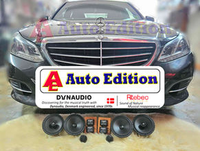 Mercedes E250 W212 - Car Speakers upgraded to Dynaudio | Plug & Play Audio upgrade with Auto Edition Singapore